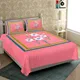 Pink__Jaipuri bedsheet